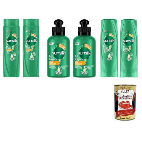 Sunsilk Testpaket Ricci da Sogno 2x Shampoo 2x Balsam 2x Entwirrungscreme Shampoos italienisch Original