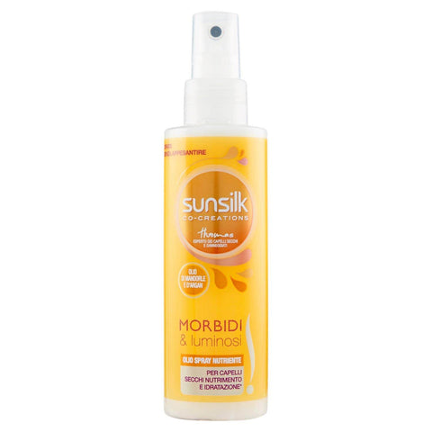 Sunsilk Acquaspray Soft & Bright, pflegendes Ölspray mit marokkanischem Mandel und Arganöl 1x150ml Original italienisch Zutat