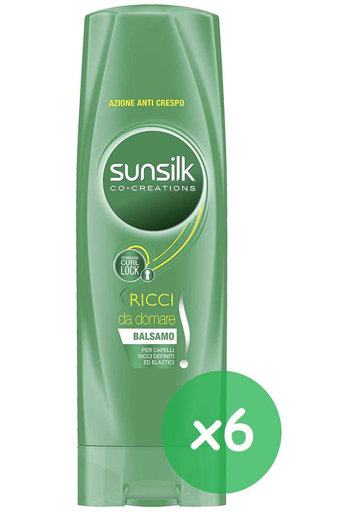 Sunsilk Lockenbalsam zum Duschen 6 x 200 ml Spülungen & Conditioner italienisch Original