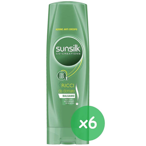 Sunsilk Spülungen & Conditioner Sunsilk Lockenbalsam zum Duschen 6 x 200 ml Spülungen & Conditioner italienisch Original 8717644396674