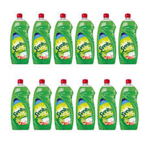 Svelto Set mit 12 Tellern 1 Liter Zitronenreiniger und Reinigung des Hauses Handspülmittel italienisch Original