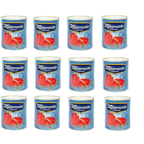 Tagliamonte Pomodori Pelati geschälte Tomaten sauce aus Italien dose 800 g Gemüse italienisch Original