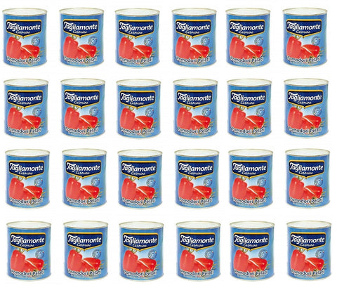 TAGLIAMONTE Pomodori Pelati geschälte Tomaten sauce aus Italien dose 800g 24x Original italienisch