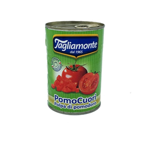 Tagliamonte geschälte Tomaten Tagliamonte PomoCuori polpa di pomodoro Tomatenmark aus der Dose 400g 8056732511132