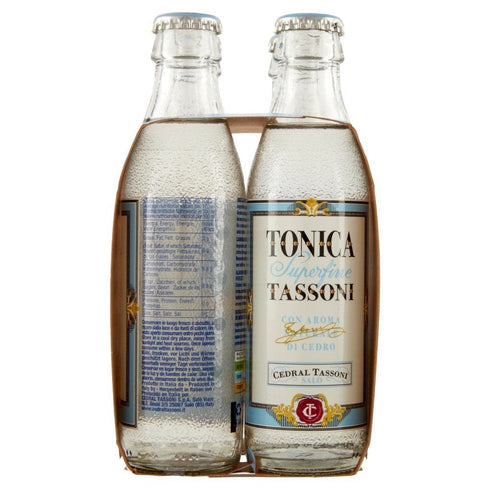 Tassoni Aperitif Tassoni Tonica Superfine AL CEDRO Superfeines kohlensäurehaltiges Tonic Water mit CEDAR (24 x 18cl) 9853