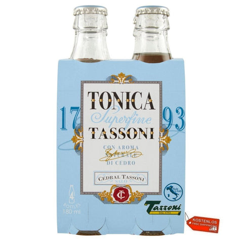 Tassoni Aperitif Tassoni Tonica Superfine AL CEDRO Superfeines kohlensäurehaltiges Tonic Water mit CEDAR (24 x 18cl) 9853