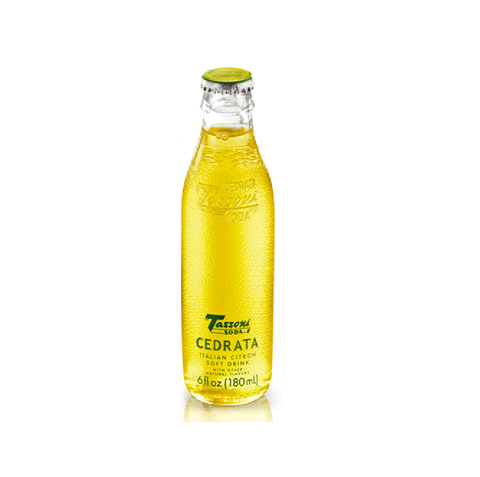 Tassoni Soft Drink Tassoni cedrata italienisches Zitronen-Erfrischungsgetränk Aperitif Zeder 180ml - SONDERANGEBOT 8005613250004