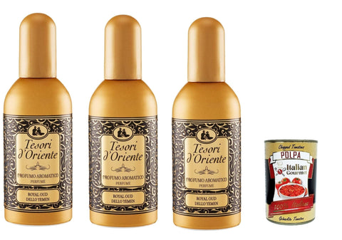 Tesori d'oriente Royal Oud Aromatic Perfume Duft orientalischer Essenzen 3x 100 ml italienisch Original