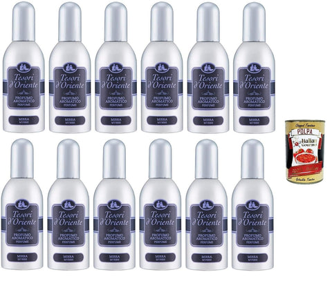 Tesori d'oriente Eau de Toilette 12x Tesori d'Oriente Mirra Myrrhe Aromatic Parfüm EdT 100ml Eau de Toilette + Italian Gourmet Polpa 400 g… 8008970000220