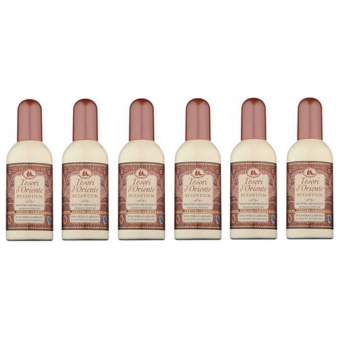 Tesori d'Oriente EDT Byzantium Rosa Nera e Labdano Parfüm Schwarze Rose und Labdanum 100ml Eau de Toilette 6x Original italienisch