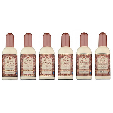 Tesori d'Oriente EDT Byzantium Rosa Nera e Labdano Parfüm Schwarze Rose und Labdanum 100ml Eau de Toilette 6x Original italienisch