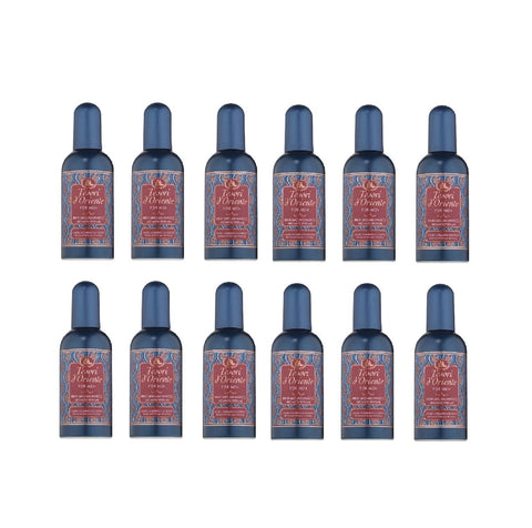 Tesori d'oriente Eau de Toilette Tesori D'oriente Ebano & Ginseng 100ml, frischer und holzig-aromatischer Duft 12x 100ml 8008970060736
