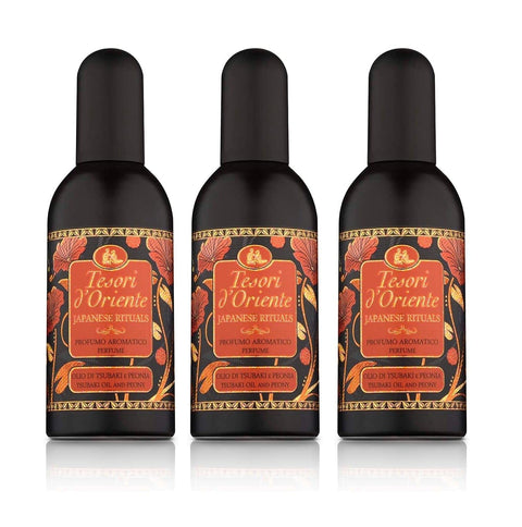 Tesori d'oriente Eau de Toilette Tesori D'oriente Japanese Rituals 100ml, Blumiger und fruchtiger Duft 3x100ml 8008970039176