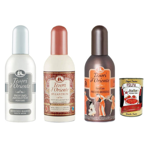 Tesori d'oriente Tesori d´Oriente Testpaket Aromatic Parfum Eau de Toilette EDT 3x100 ml italienisch Original Pastasauce + kostenlos polpa 400 g