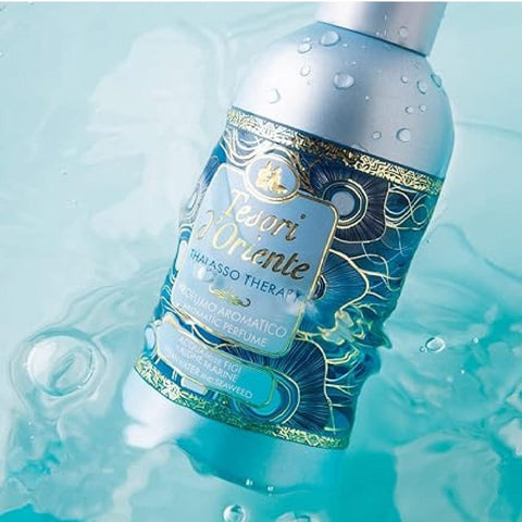 Tesori d'oriente Eau de Toilette Tesori d'oriente Thalasso Therapy Meeresduft Noten von Bergamotte Lavendel Patchouli und weißem Moschus 6x100 ml + 100ml italienisch Original 8008970050393