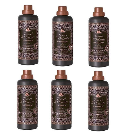 Tesori d'Oriente Arganöl orange Blumen Hammam Weichspüler aromatischer 6x 750ml Original italienisch