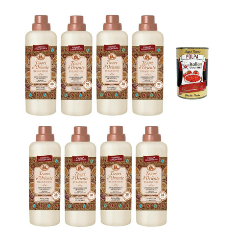Tesori d'oriente Tesori d’Oriente AMMORBIDENTE BYZANTIUM Rosa Nera e Labdano Konzentrierter Weichspüler Schwarze Rose und Labdanum 8x760 ml 38 Wäschen
