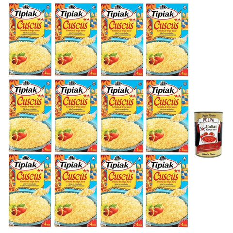 Tipiak Cous Couscous Tipiak Cous Cous 12x 500 gr Couscous italienisch Original 8032804040014