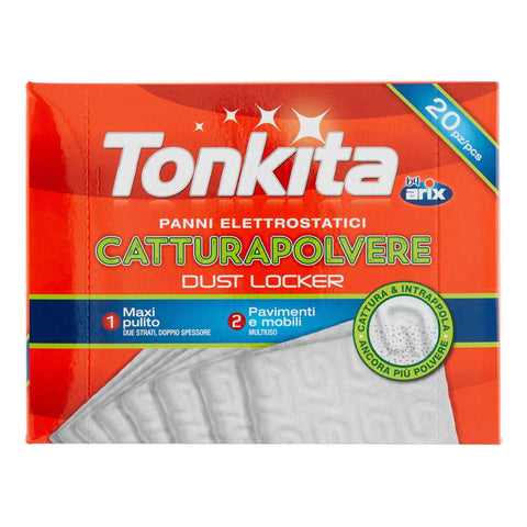 Tonkita Panni Cattura Polvere Pz.20 1 Stück italienisch Original Bodenreiniger