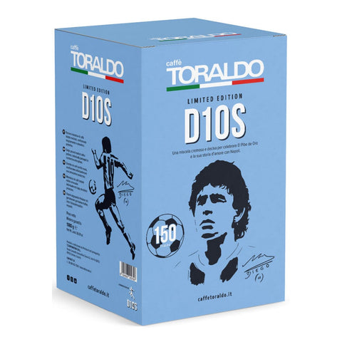 Toraldo Kaffeepads Toraldo D10S Limited Edition Napoli Maradona Kaffeepads Cialde 150 ESE