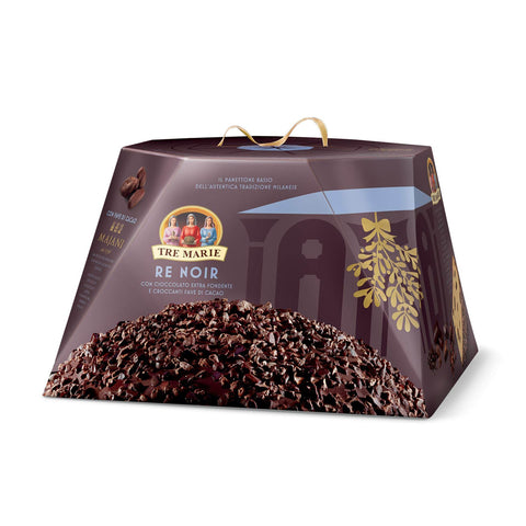 Tre Marie PANETTONE TRE MARIE RE NOIR EXTRA DARK CHOCOLATE GR900 CHRISTMAS italienisch Original