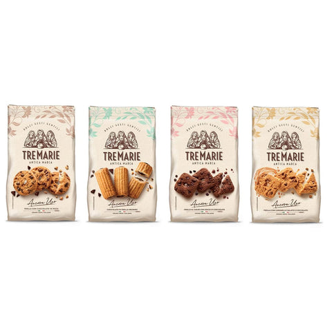 Tre Marie Kekse Tre Marie Ancora Uno Biscotti Kekse Biscuits ( 3 x 315g ) ( 1x 360g ) Testpaket Original italienisch 8002190006772