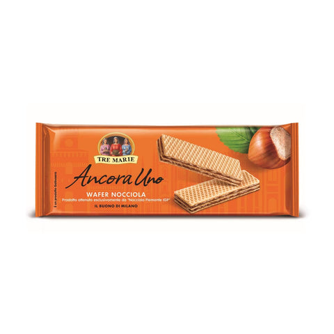 Tre Marie Ancora Uno Wafer Nocciola Waffeln mit Haselnusscreme Produkt erhalten von Piemont Haselnuss IGP 175g italienisch Original