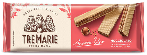 Tre Marie Wafer mit Schoko & Haselnüsse Granulat ( ) 0.14 kg italienisch Original Kekse