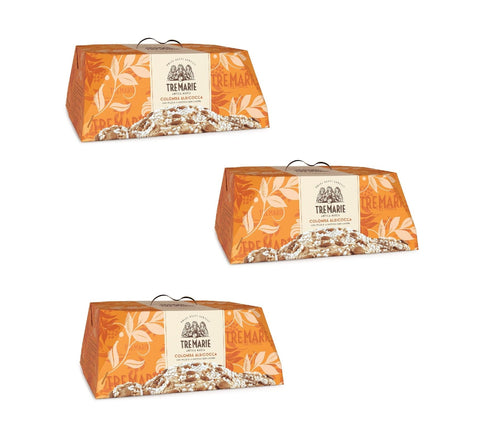 Tre Marie Kuchen & Torten 3x Tre Marie Colomba Albicocca Aprikosen-Oster-Colomba 1 kg