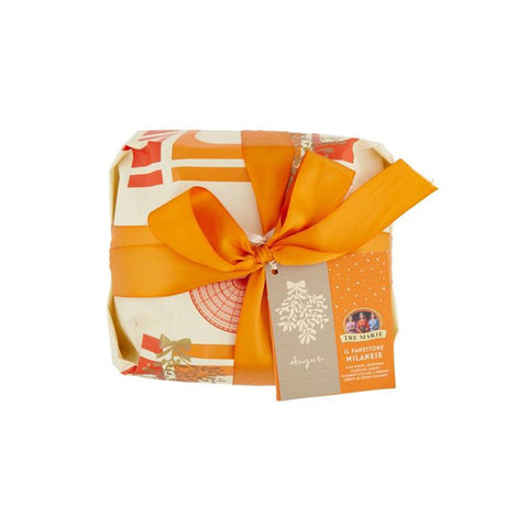 Tre Marie Tremarie Il Panettone Milanese incartato con fiocco 1KG italienisch Original