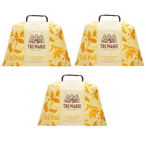 TreMarie Kategorien TreMarie Tre Marie Il Panettone Milanese Traditionelle Weihnachtskuche 3x 750 g italienisch Original 8004205030024