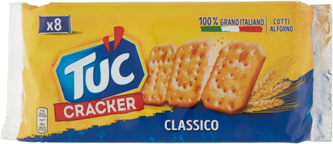 Tuc Classico Pocket gebackener Cracker 250g 6x Original italienisch inkl. Italian Gourmet Polpa 400g