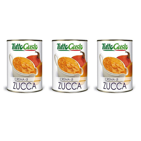 Tutto Gusto Crema di Zucca Kürbiscreme Kürbis Creme Dose 400 g 3x italienisch Original