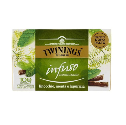 Twinings Kräutertee 3x Twinings Infuso aromatizzato Finocchio, Menta e Liquirizia 20 filtri 070177177485