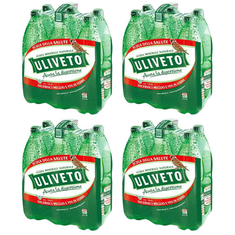 Uliveto Acqua Effervescente 24 Bottiglie da 1.5 Litri Original italienisch