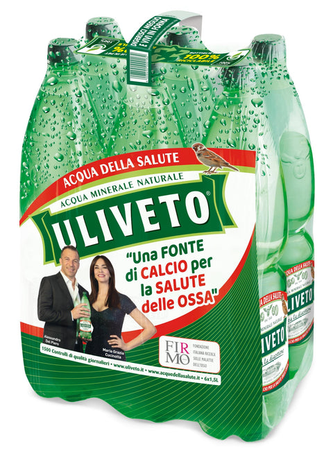 Uliveto Acqua Minerale Naturale 6 Bottiglie da 1.5 Litri 1x9192g Original italienisch Getränk