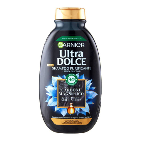 Ultra Dolce Garnier Ultra Dolce Magnetisches Kohle-Shampoo 250 ml 250 ml italienisch Original