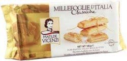 Unbekannt Abgepackte Gebäckstücke Vicenzi Blätterteigplätzchen (125g Packung)