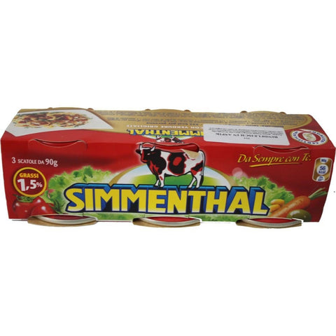 Unbekannt Fleisch, Geflügel & Wild SIMMENTHAL Rindfleisch in Aspik (3x90g Dose)