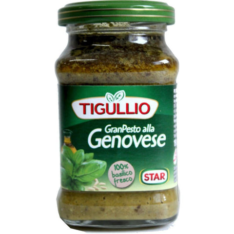 Tigullio Pesto mit Basilikum 1x190g Original italienisch