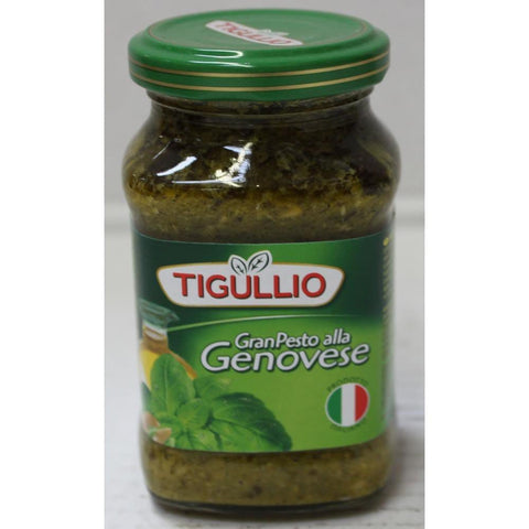 Unbekannt Pesto Unbekannt Tigullio Pesto alla Genovese mit Nüssen (190g Glas) Original italienisch