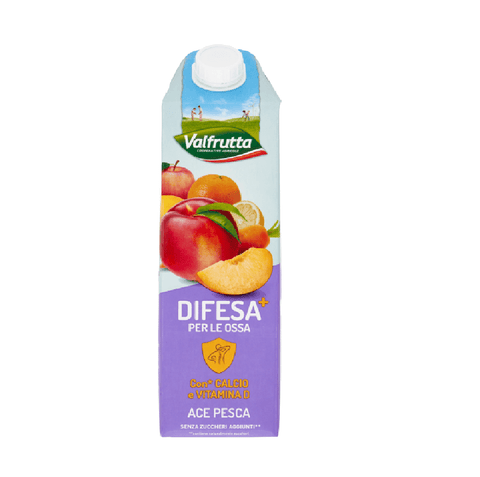 Valfrutta Fruchtsaft 3x Valfrutta Difesa per le ossa Fruchtsaftabwehr für die Knochen 1L 8001440135316