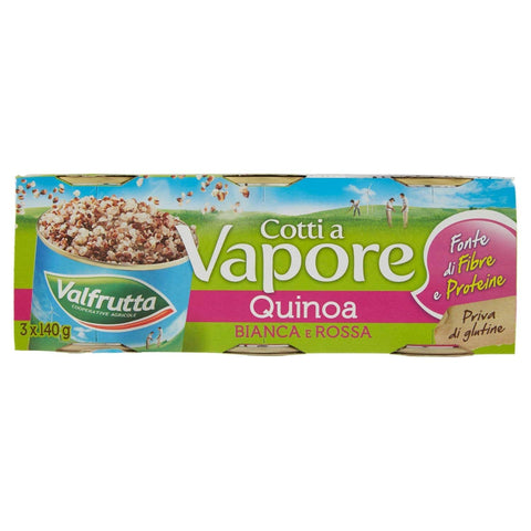 Valfrutta Quinoa QUINOA WEISS UND ROT VALFRUTTA GEDÜNSTET 3 X 140 GR 8001440130151