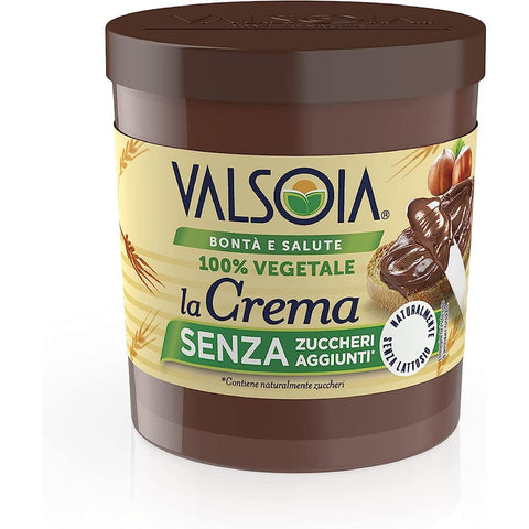 Valsoia Haselnuss Valsoia Haselnuss Gemüsecreme mit Kakao und Hafer 100% pflanzlich gluten und palmölfrei laktosefrei 6x 200 g italienisch Original 80841197