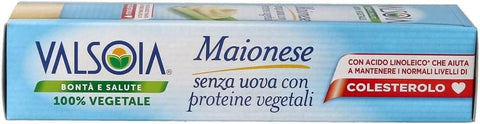 Valsoia Mayonnaise 100% pflanzliche Sojasoße ohne Ei 6x 150ml italienisch Original