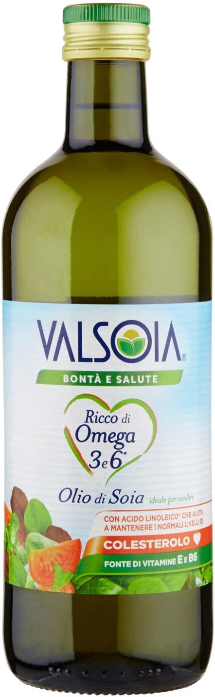 Valsoia olio aus italien vitaminisiert Sojabohnenöl soja öl Speiseöl Pflanzenöl 3x Original italienisch