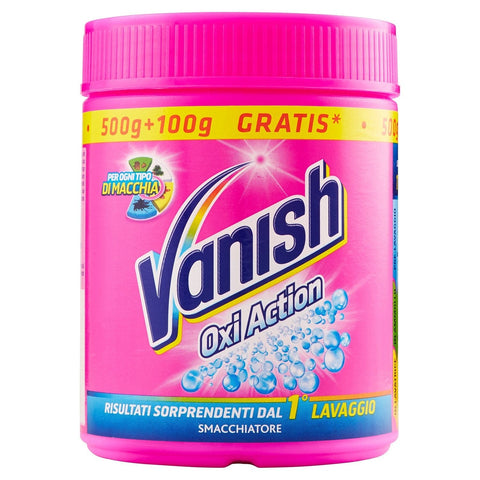 Vanish Pulver Pink, 500 gr + 100 gr Fleckenbehandlung italienisch Original