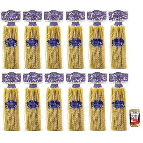 Vecchio pastificio di Gragnano Il Vecchio Pastificio di Gragnano Pasta Fusilli Gragnano IGP Nudeln aus Hartweizengrieß 12x 500g italienisch Original