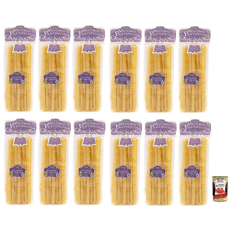 Vecchio pastificio di Gragnano Il Vecchio Pastificio di Gragnano Pasta Mafaldine Gragnano IGP Nudeln aus Hartweizengrieß 12x 500g italienisch Original