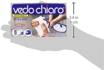 Vedo Chiaro 0 Vedochiaro Occhiali Glasreiniger 16 Tücher Brillenreinigung Brillenreiniger 12 Packungen + Italian Gourmet polpa 400gr 8002340004818